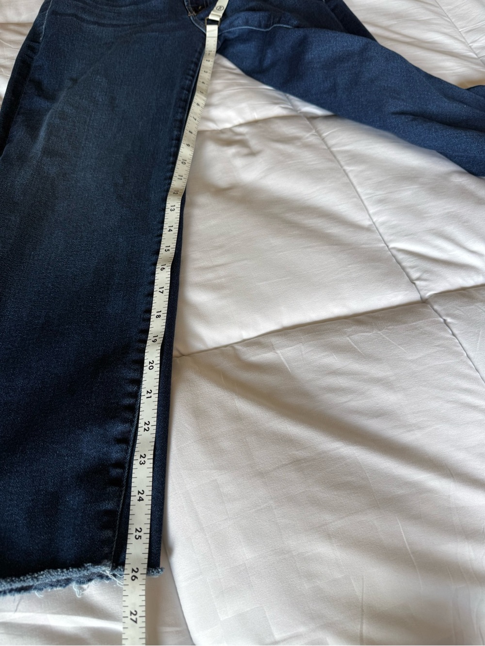 MOTHER Rambler Mid Rise Straight Leg Ankle Fray Jeans Size 28 - Picture 8 of 16